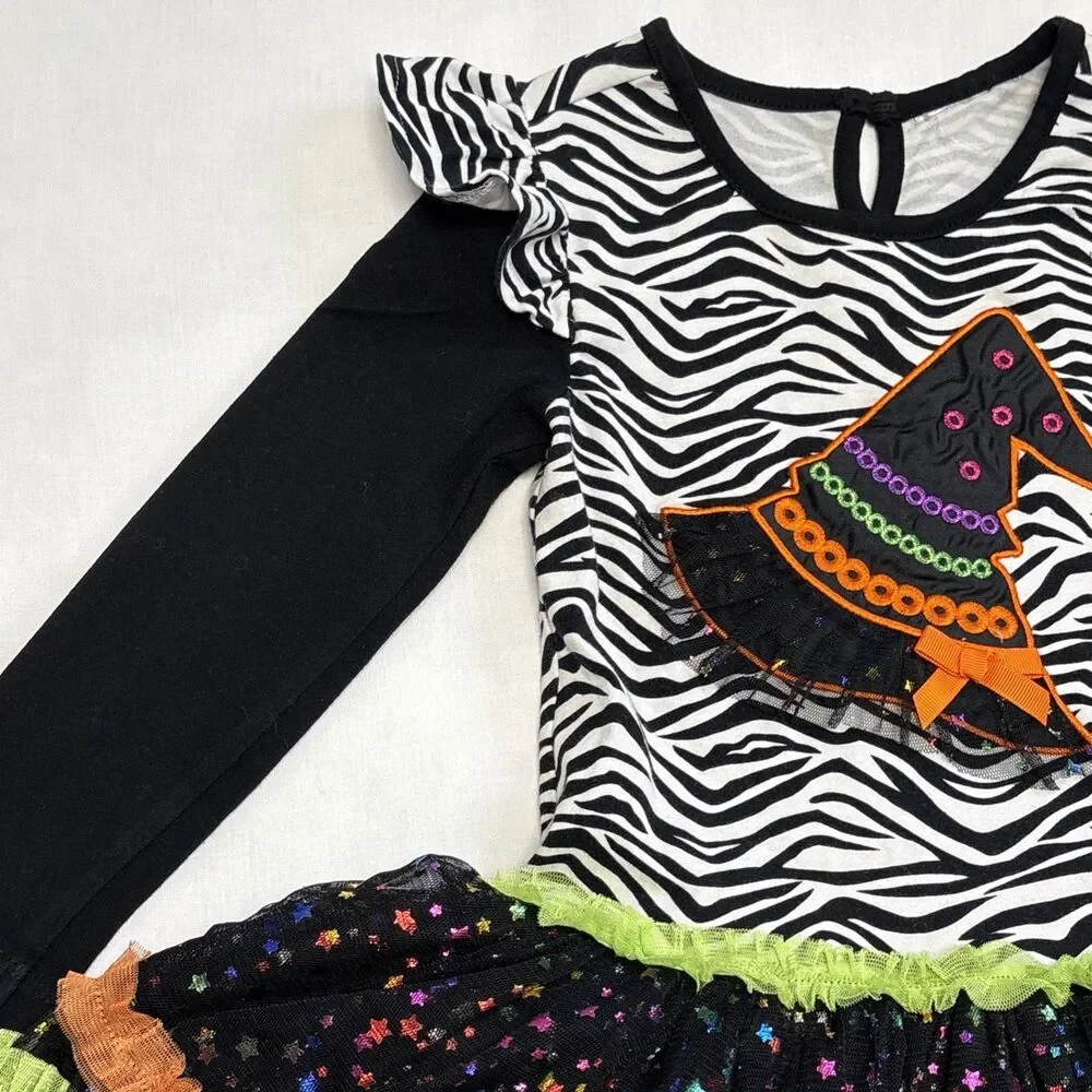 Rare Editions Halloween costume Witch Dress Size 3 Toddler
